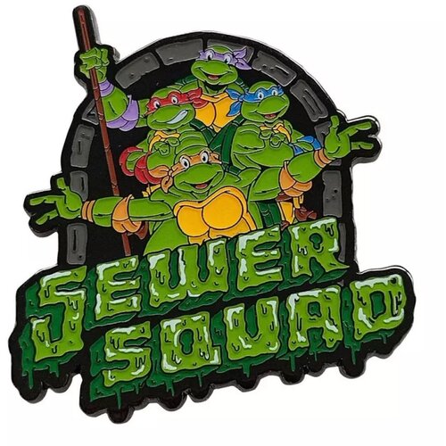 Fanattik Teenage Mutant Ninja Turtles Pin Badge 40th Anniversary Limited Edition Slike
