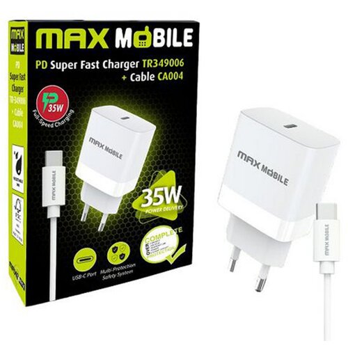  kućni Maxmobile TR349006 PD Super Fast Charge 2u1 TYPE-C +Kabl 35W Cijene