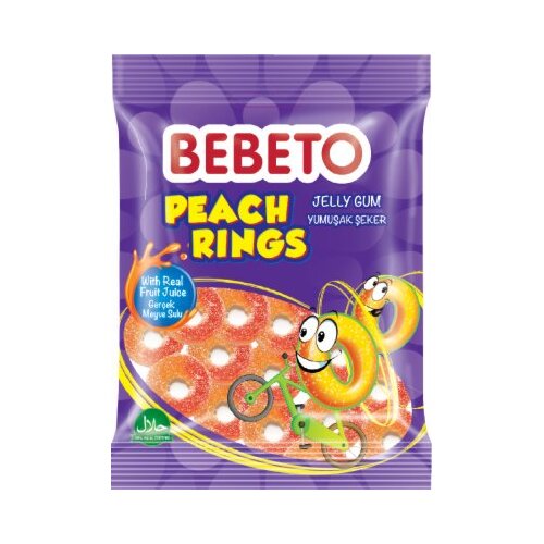 RIM GROUP Bomboni Bebeto peach rings 80g Cene