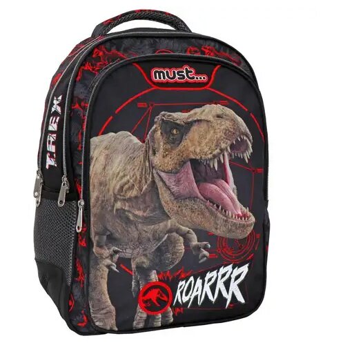 Luna must: ergonomska zaobljena &scaron;kolska torba jurassic world t-rex 33x18x43cm Cijene