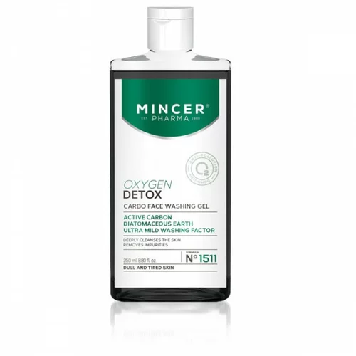 Mincer Pharma OXIGEN DETOX N° 1511 - Carbo gel za čišćenje lica 250ml