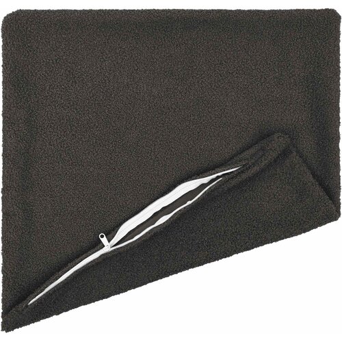  Presvlaka za jastuk 6 pcs HEERLEN Tamnosiva 35 x 35 cm Boucl&amp;eacute; Slike