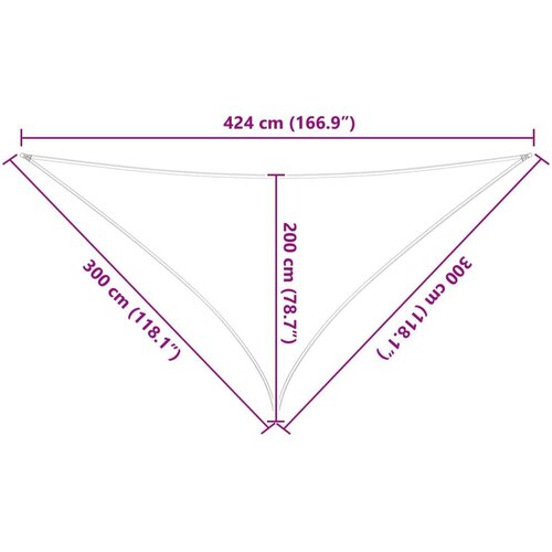  Jedrilica za sunčevu sjenu na otvorenom Svijetlo siva i bijela. - Svijetlosiva i bijela 3 x 3 x 4 24 m Slike