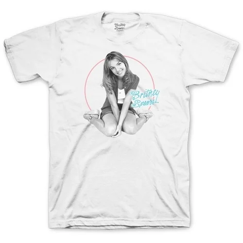 Britney Spears Košulja Classic Circle Unisex White XL