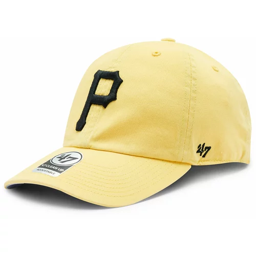 47 Brand Kapa s šiltom MLB Pittsburgh Pirates Double Under '47 CLEAN UP BAS-DBLUN920GWS-MZ06 Maize