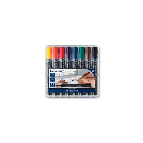 Staedtler Permanentni marker Lumocolor 352 WP8 2 mm, 8 kom Slike