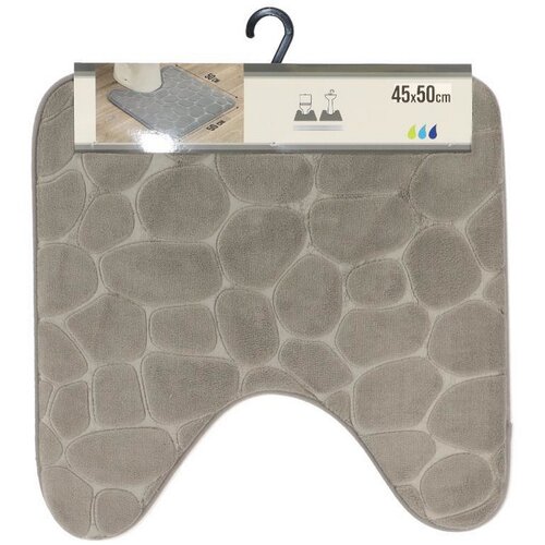 Tendance Tepih oko wc solje pebble 45x50cm memo pena mikrofiber sv.siva Slike