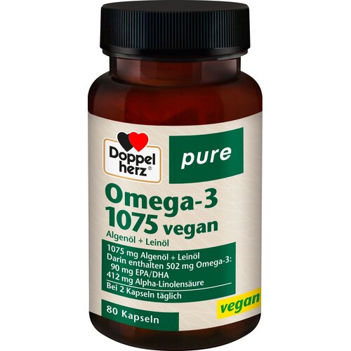Doppelherz pure omega-3 1075 vegan - 80 kaps. Cene