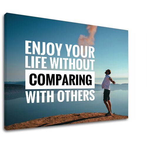  Motivaciona slika na platnu About life_003 (moderne slike sa) Slike