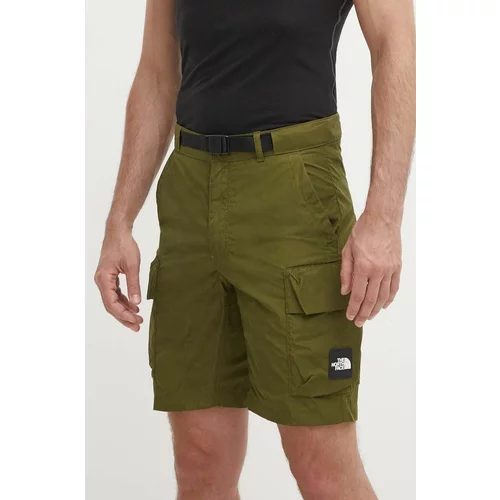 The North Face Pohodne kratke hlače zelena barva, NF0A879RPIB1