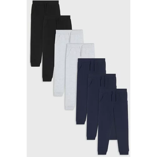 Sinsay - Komplet 7 športnih hlač jogger - Večbarvno