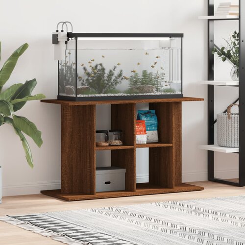  Stalak za akvarij boja hrasta 100x40x60 cm konstruirano drvo Cijene