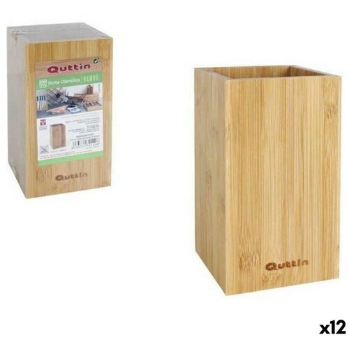 Posuda za Kuhinjski Pribor Quttin Bambus 10 5 x 10 5 x 18 cm (12 kom.) Cijene