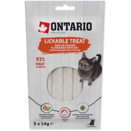 Ontario Cat posladek - pi&scaron;čanec/oves, 5 x 14 g Cene