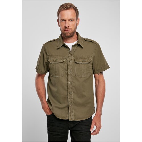 Brandit Vintage Short Sleeve Shirt Olive Slike