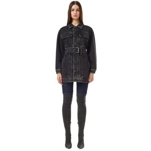 Diesel Jacket - DE-FLAMINIA JACKET black Cijene