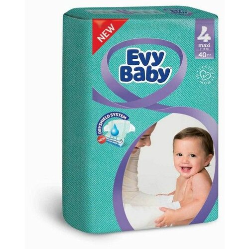 Evy Baby evybaby pelene twinpack 4 maxi 40 kom novo ( A002783 ) Slike