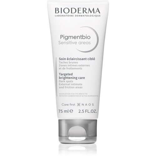 Bioderma pigmentbio sensitive areas targeted brightening care krema za tijelo protiv tamnih mrlja na osjetljivim i intimnim mjestima 75 ml za žene Cijene