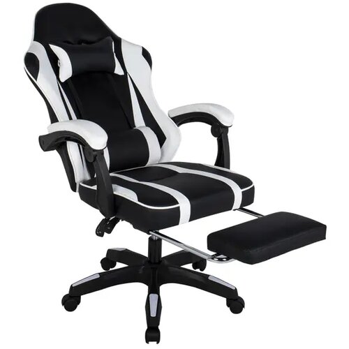 Trick 928 gaming stolica sa dodatkom za noge - siva Cene