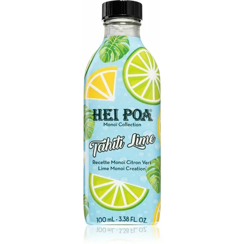 Hei Poa tahiti Monoi Oil Lime večnamensko olje za obraz, telo in lase 100 ml