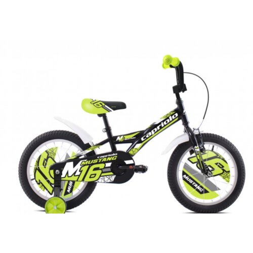 Capriolo Dečiji bicikl BMX 16in Mustang crno lime Cene