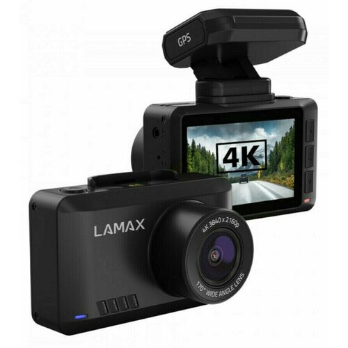 Lamax T10 automobilska kamera sa GPS sustavom Horizontalni kut gledanja=170 ° prikaz podataka u videozapisu, G-senzor, WDR, presnimavanje zapisa, automatsko pokretanje, GPS s radarskom detekcijo... Cijene