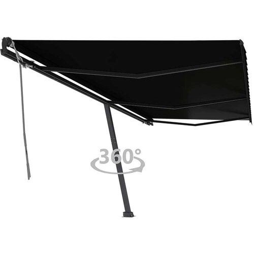  Samostojeća tenda na ručno uvlačenje 600 x 350 cm antracit Slike