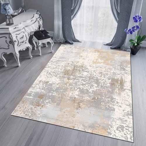  Tepih sa gumenom podlogom 160x230cm - Sivo - bež nijansiranje, TG-4123 Cene