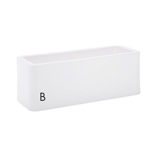 Nicoli Calipso matt/ žardinjera 50x20x18 cm/ bela Cene