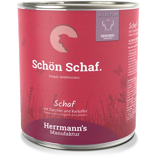 Herrmanns Varčno pakiranje Herrmann´s Menu brez žitaric 24 x 800 g - Ovca z bio bučko in bio krompirjem Cene