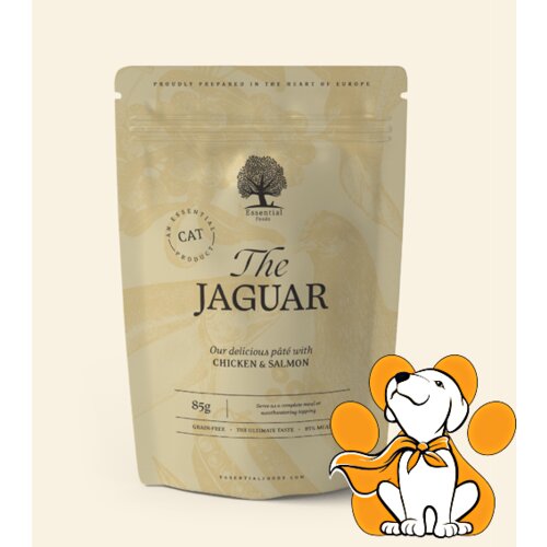 Essential Foods the jaguar pouch 85g, vlažna hrana za ishranu odraslih mačaka Slike