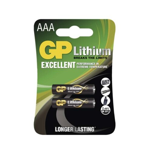  Baterija GP litijska FR03 AAA 2 blister 2/1 Cene