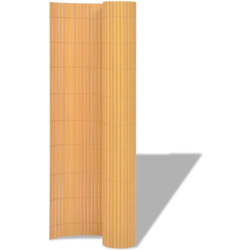 vidaXL Dvostrana vrtna ograda PVC 150x500 cm Siva Žuta Plastika 150x300 cm Cijene