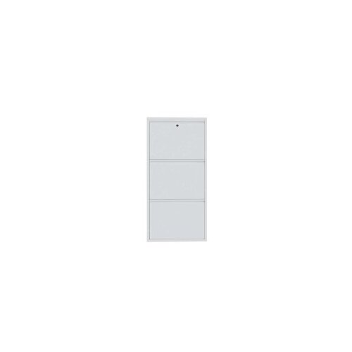 Hanah home ormar za cipele locking 3 piece metal white Slike