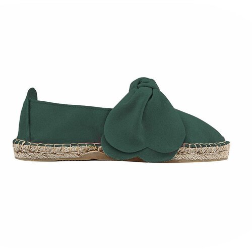M-ISHKA Ženske espadrile Bow zelene Cene