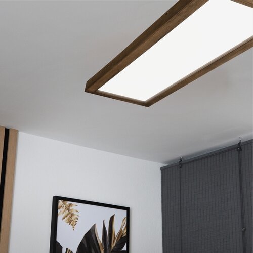  Brilagi - LED kupatilsko svetlo WOODY FRAME LED/50W/230V 120x30 IP44 hrast orah Slike