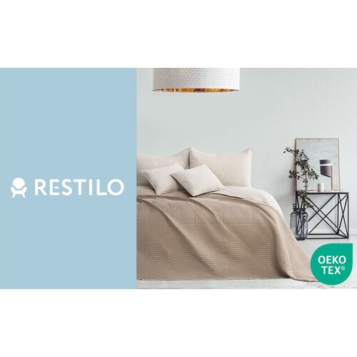 AmeliaHome Prekrivač Softa 260x280 cm, bež / cappuccino Slike