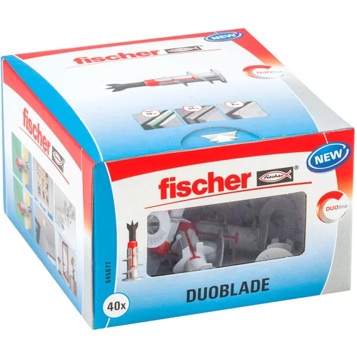 Fischer Duoblade Tiple za gips (Duljina tiple: 44 mm, 40 Kom.)