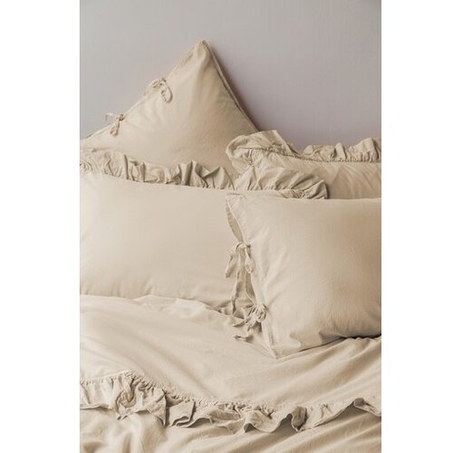 Issimo posteljina Popline double Natural Fine Frill Cene