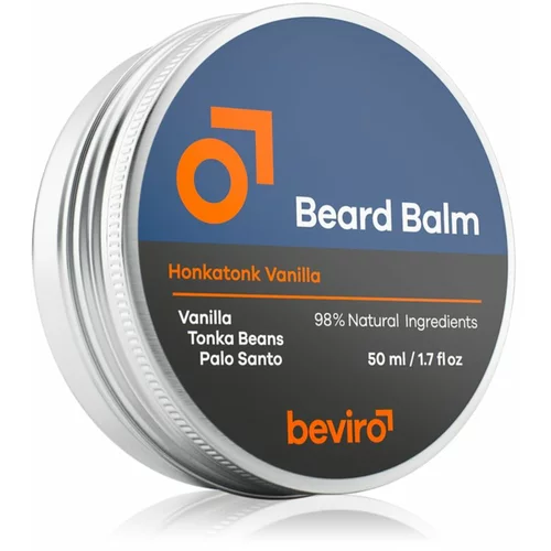 Beviro Honkatonk Vanilla Beard Balm balzam za brado 50 ml