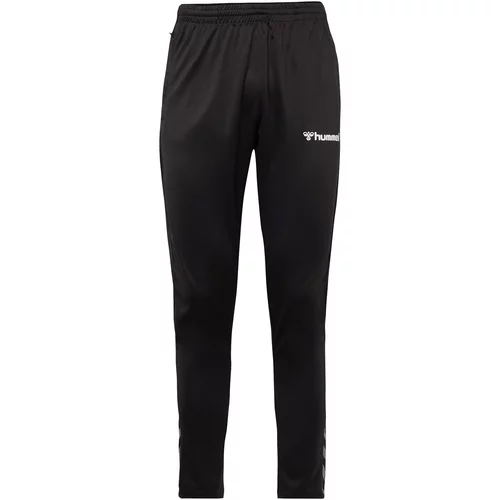 Hummel Športne hlače 'Poly' siva / črna