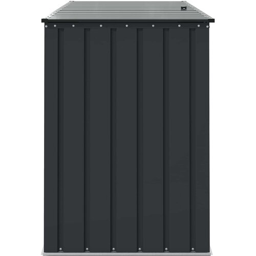  Kutija za spremanje u vrtu Crna 151,5 x 82 x 110,5 cm Čelik Slike