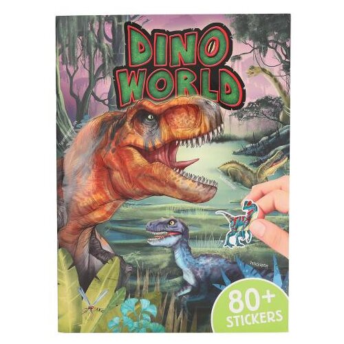 Dino World Knjiga s puffy naljepnicama, 18 listova Slike