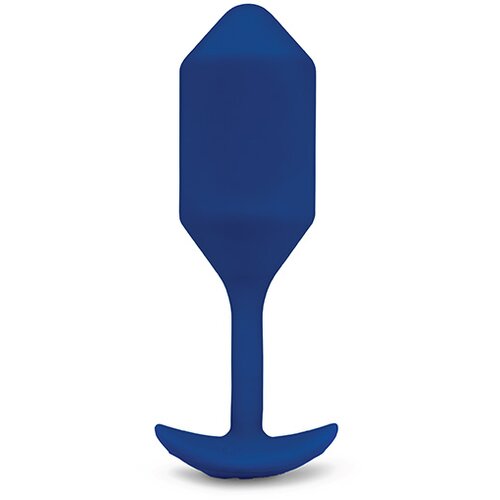 B-Vibe Vibrirajući analni čep - Snug Plug 4 XL, plavi Slike