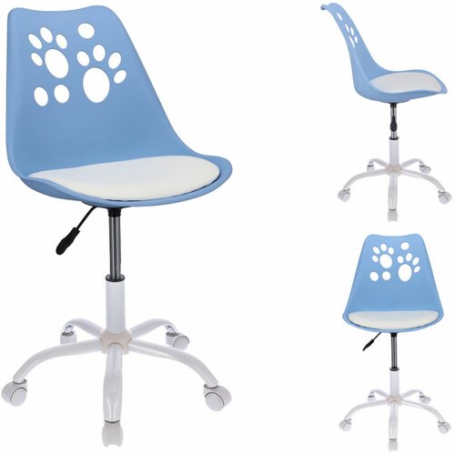 Dečja stolica JOY sa mekim sedištem - Plavo/Bela ( CM-976870 ) Slike