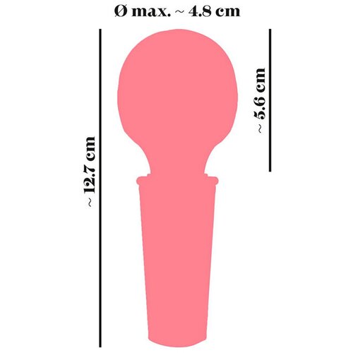 You2Toys Mini Wand - punjivi masažer vibrator (pink) Slike