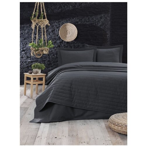 Mijolnir Antracitno sivo pre&amp;scaron;ito posteljno pregrinjalo Monart, 220 x 240 cm Slike