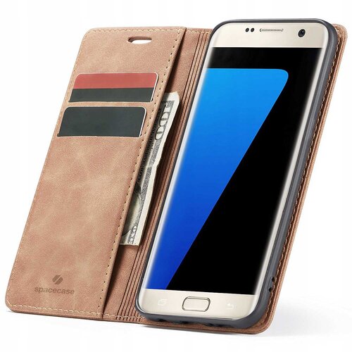 Spacecase ETUI WALLET GALAXY S7 EDGE SVETLO RJAV ZA SAMSUNG, (21963057) Cene