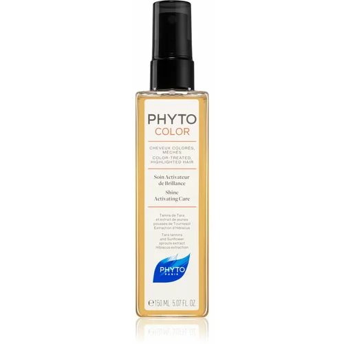 Phyto Color Shine Activating Care njega bez ispiranja za sjaj i zaštitu obojene kose 150 ml