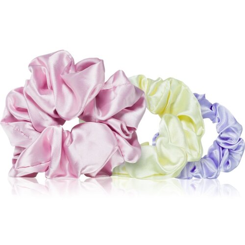 BrushArt Daisy Dreams Satin Scrunchies Set elastike za lase 3 kos Slike